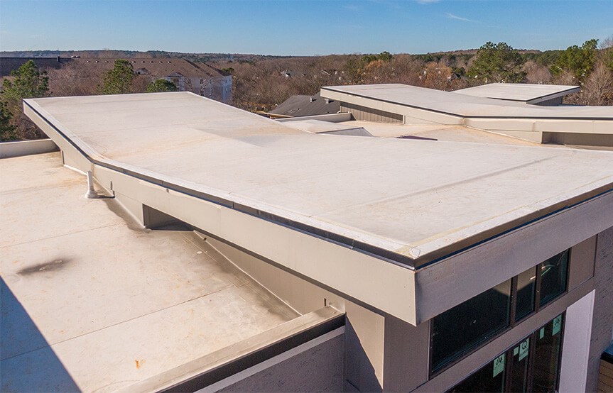 new pvc roof installed by New Jersey pvc roofers