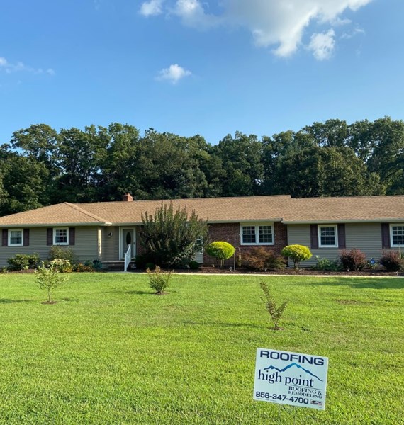 home that received roofing services in new jersey