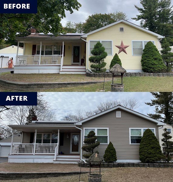 siding replacement completed in new jersey