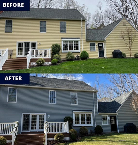 before and after vinyl siding transformation in new jersey
