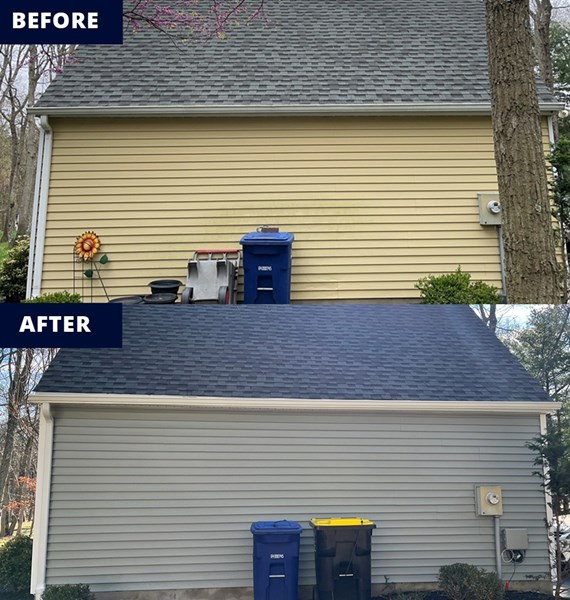 new vinyl siding installation project in new jersey