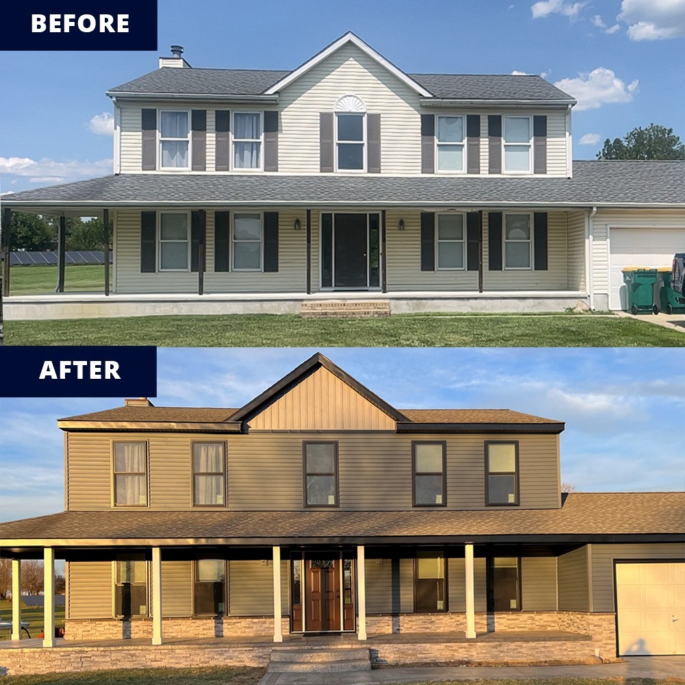 new jersey siding project showing before and after results