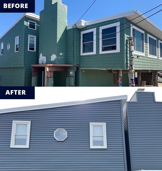 new jersey new siding installation before and after