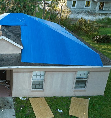 home in new jersey needing emergency roof repair