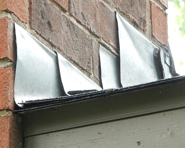 flashing damage in new jersey discovered during a roof inspection