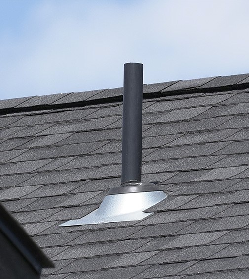 checking for proper ventilation during roof inspection