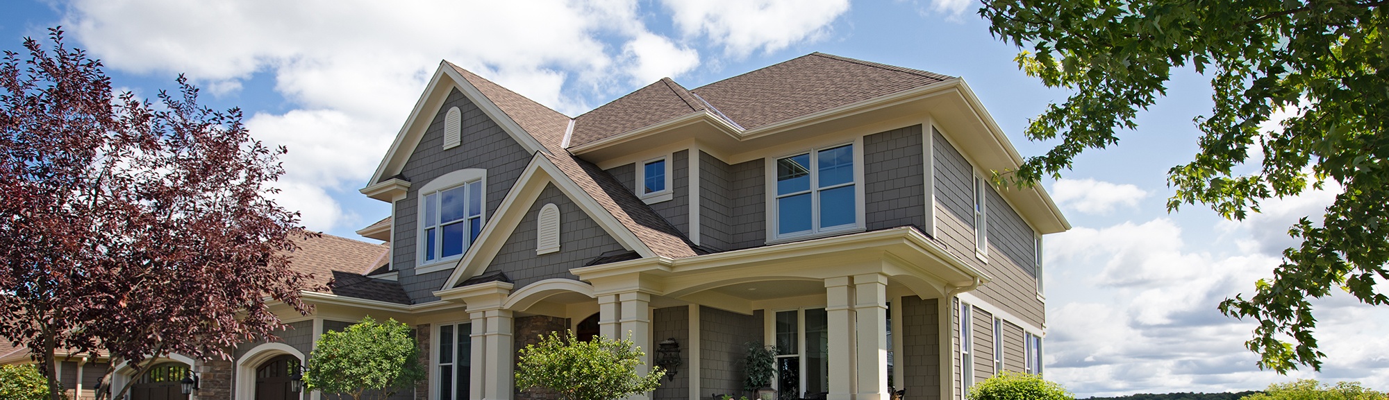 New asphalt roof installation on two-story home in Cherry Hill, NJ