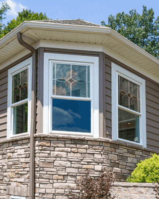 Replacement windows in Medford NJ front of home