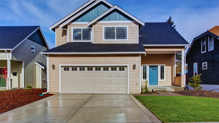 A NJ home after a recent siding replacement. 