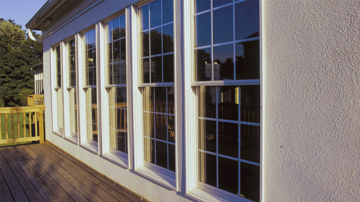 A NJ house with newly installed windows.