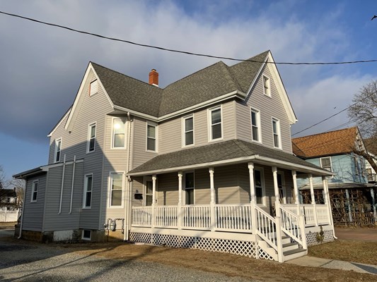 Siding shown on a home in a neighborhood in New Jersey