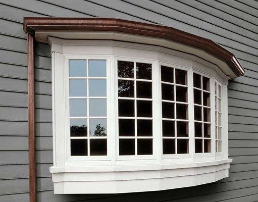 New window shown on the side of a house in New Jersey