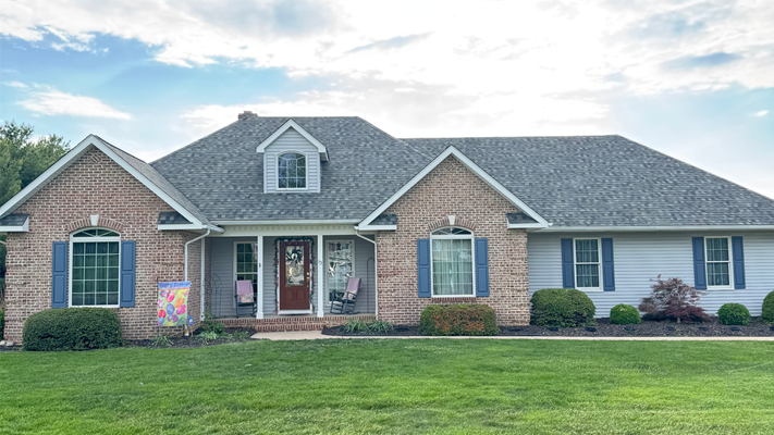 A NJ house with a new roof that has been properly maintained. 