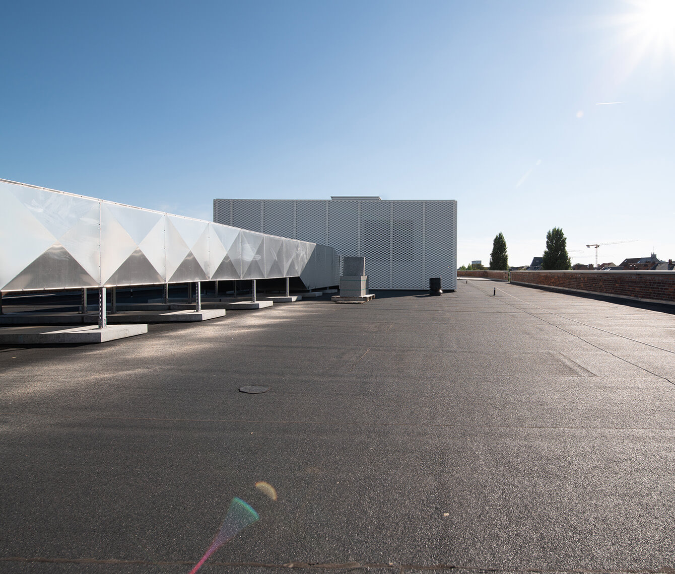 new epdm roof installed for a business in New Jersey